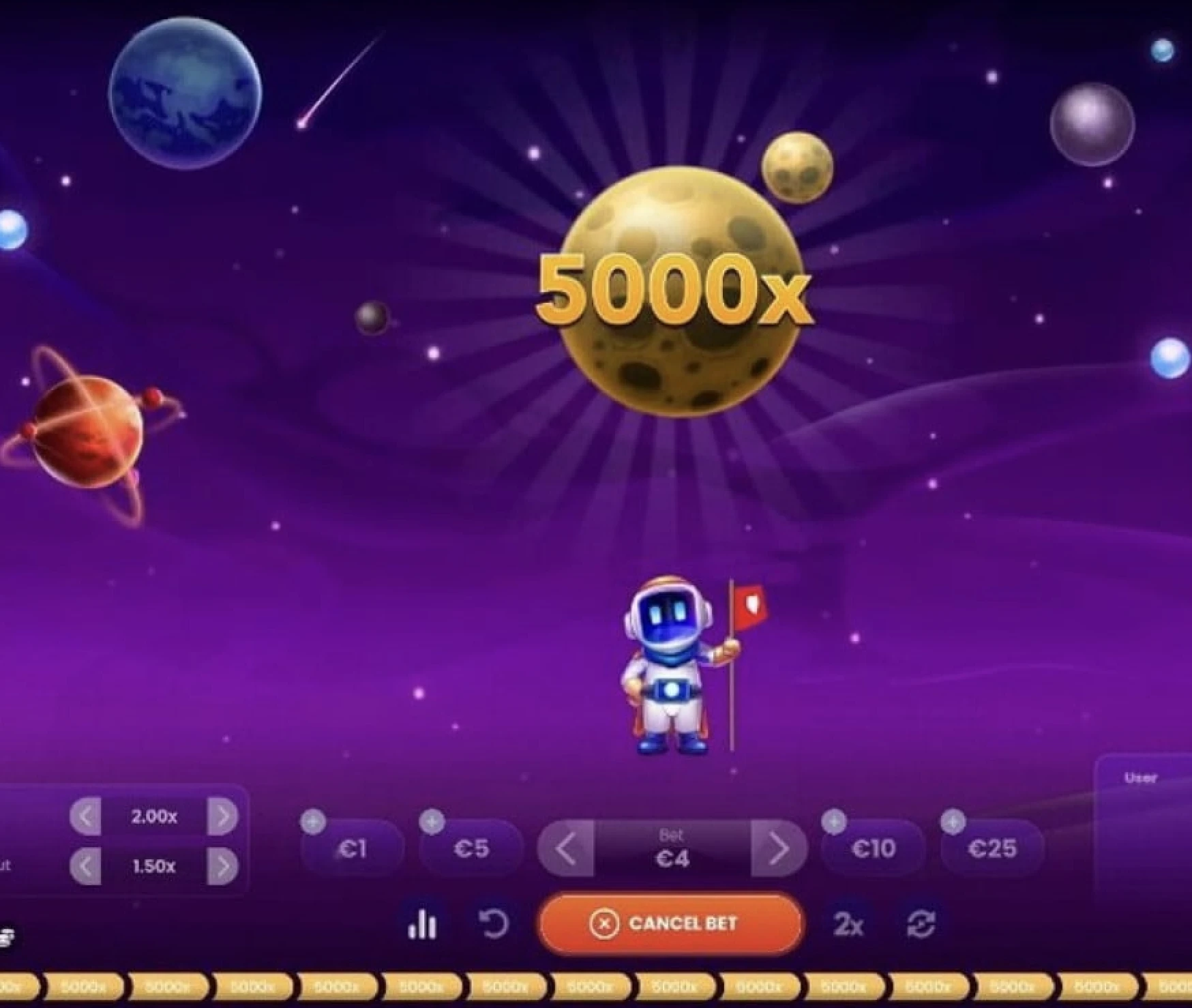 Como jogar Spaceman com dinheiro real