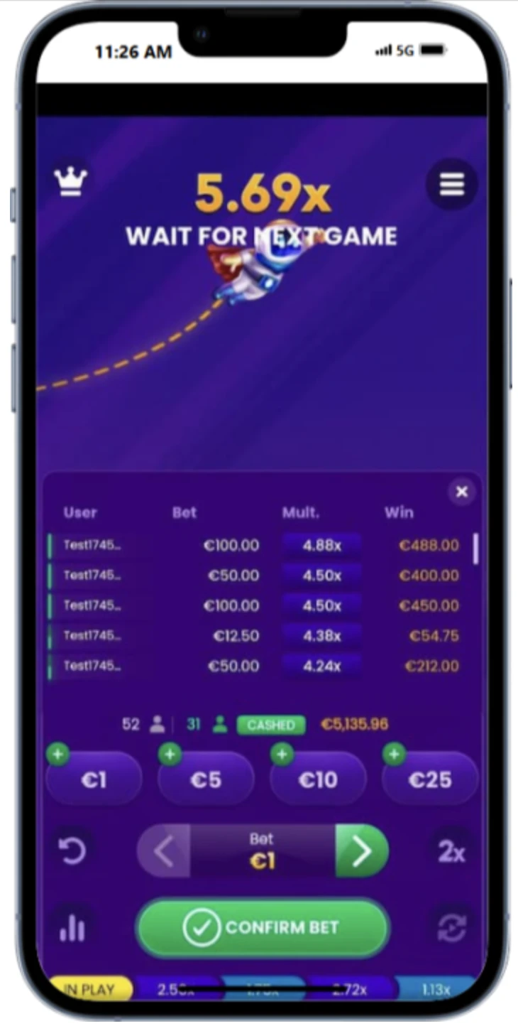 Como jogar Spaceman no aplicativo móvel